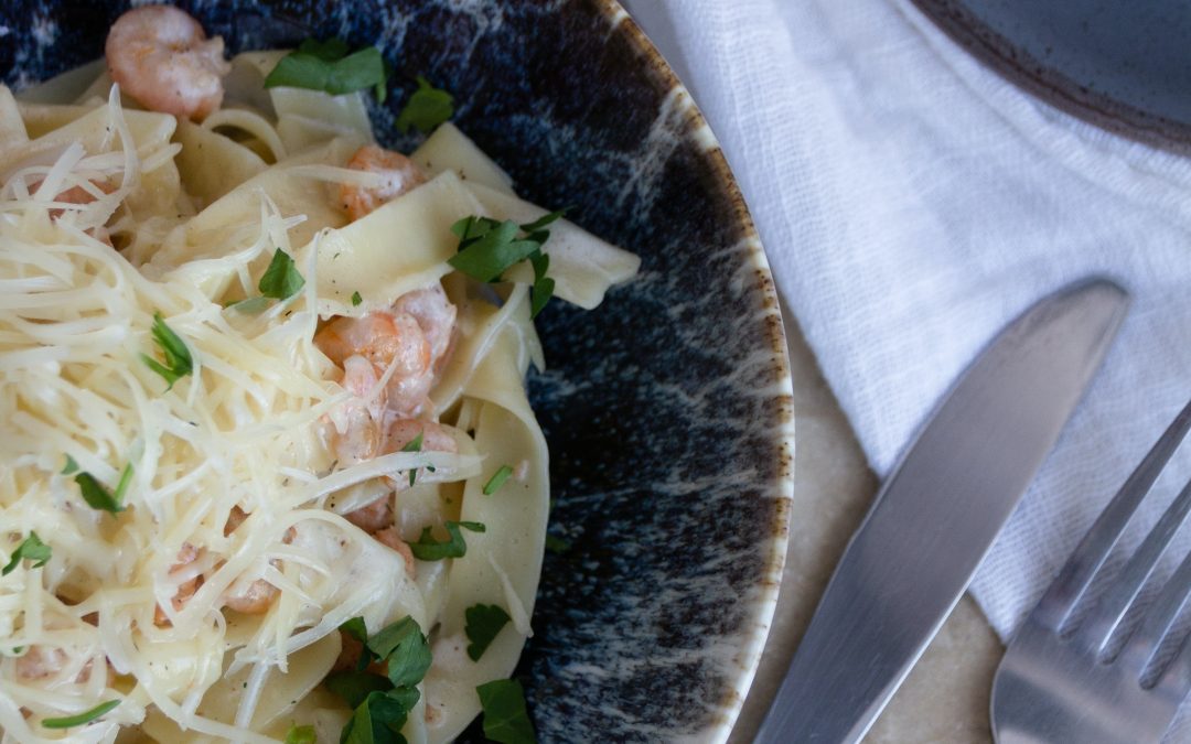Mamma Mia Garnelen Tagliatelle